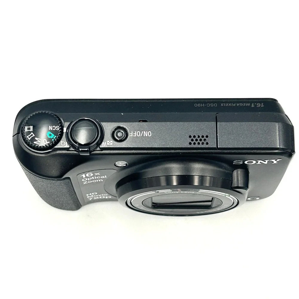Sony Cyber-shot DSC-H90 Digital Camera Black 16.1MP 16x Optical Zoom Bundle EUC